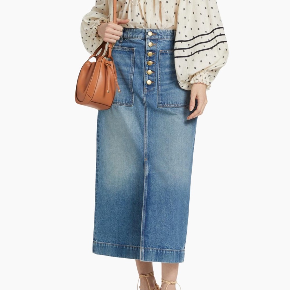 Ulla Johnson Bea Denim Skirt